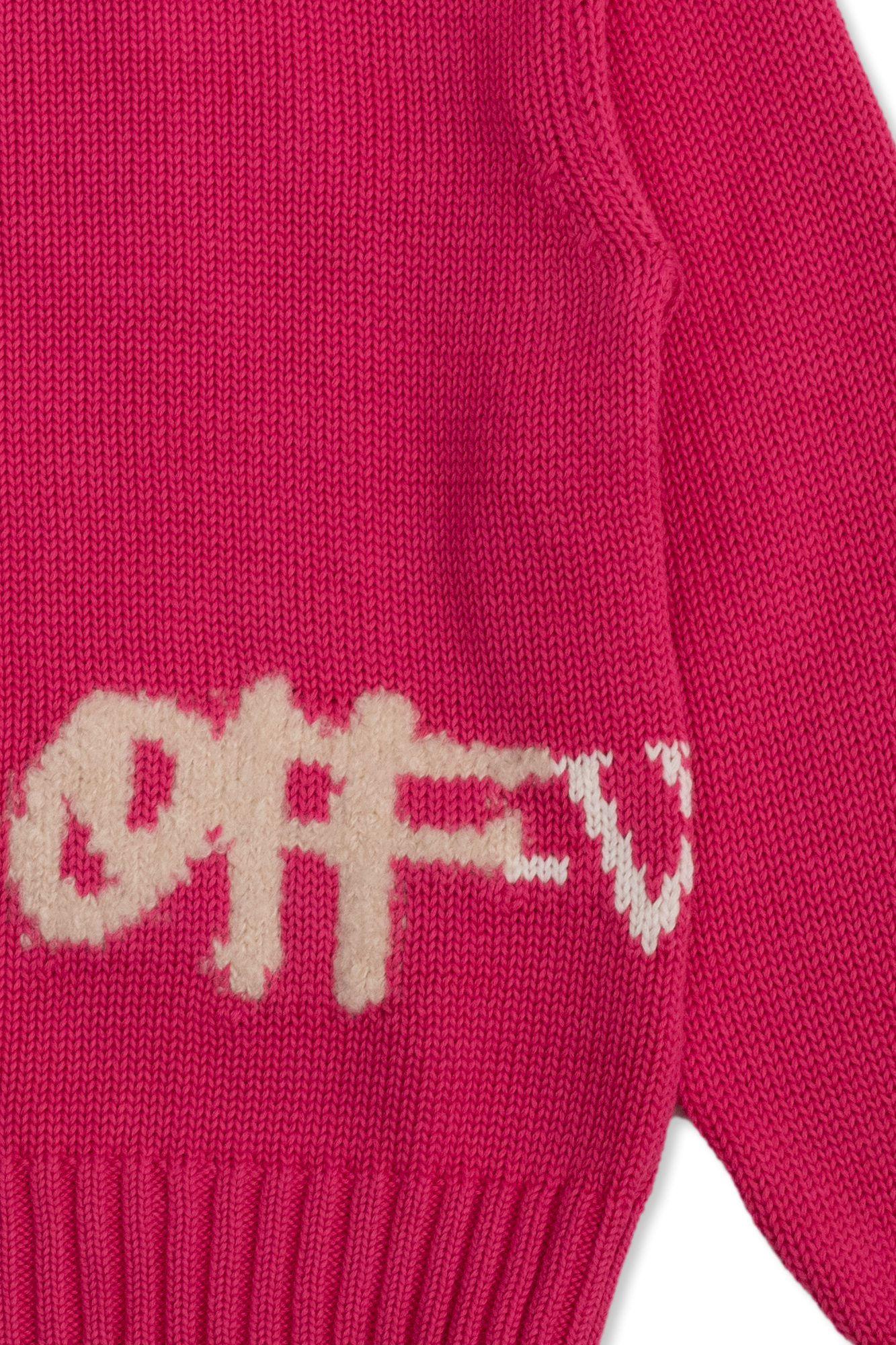 Off white clearance sweater pink